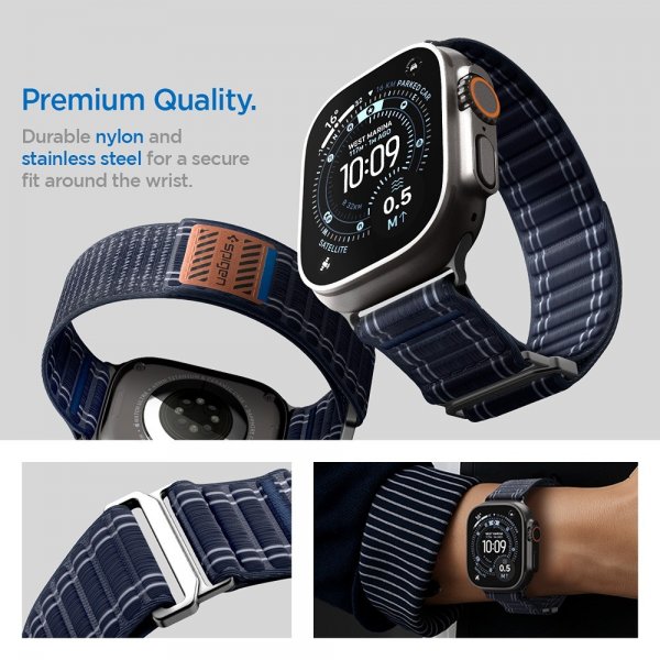 Spigen Apple Watch 44/45/46mm/Ultra 49mm Armband WBF0 Navy