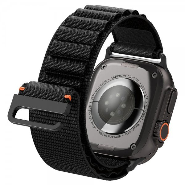 Spigen Apple Watch 44/45/46mm/Ultra 49mm Armband WBF1 Svart
