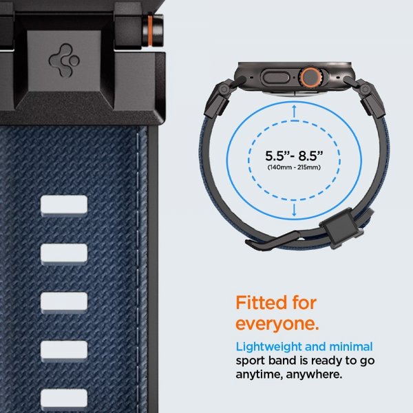 Spigen Apple Watch 44/45/46mm/Ultra 49mm Armband DuraPro Armor Navy Blue