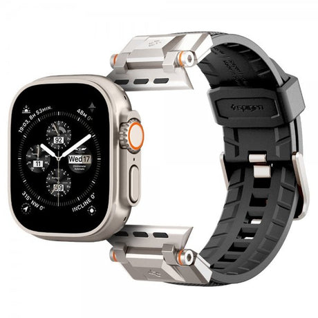 Spigen Apple Watch 44/45/46mm/Ultra 49mm Armband DuraPro Armor Svart
