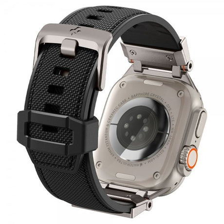 Spigen Apple Watch 44/45/46mm/Ultra 49mm Armband DuraPro Armor Svart