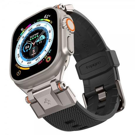 Spigen Apple Watch 44/45/46mm/Ultra 49mm Armband DuraPro Armor Svart