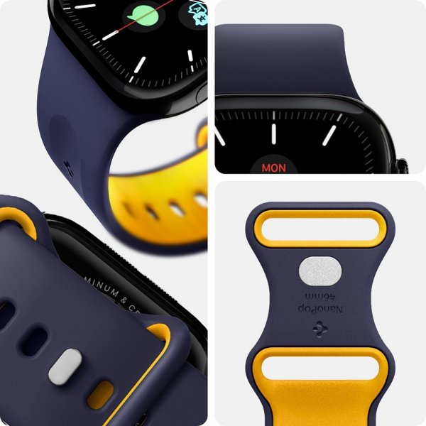 Spigen Apple Watch 44/45/46mm/Ultra 49mm Armband Nano Pop Blueberry Navy