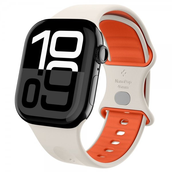 Spigen Apple Watch 44/45/46mm/Ultra 49mm Armband Nano Pop Orange Beige