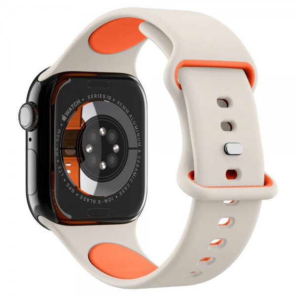 Spigen Apple Watch 44/45/46mm/Ultra 49mm Armband Nano Pop Orange Beige