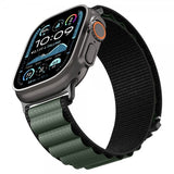 Spigen Apple Watch 44/45/46mm/Ultra 49mm Armband WBF1 Svart Grön