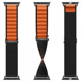 Spigen Apple Watch 44/45/46mm/Ultra 49mm Armband WBF1 Svart Orange