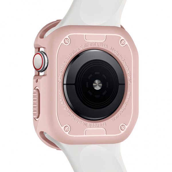 Spigen Apple Watch 44/45mm Skal Rugged Armor Roseguld