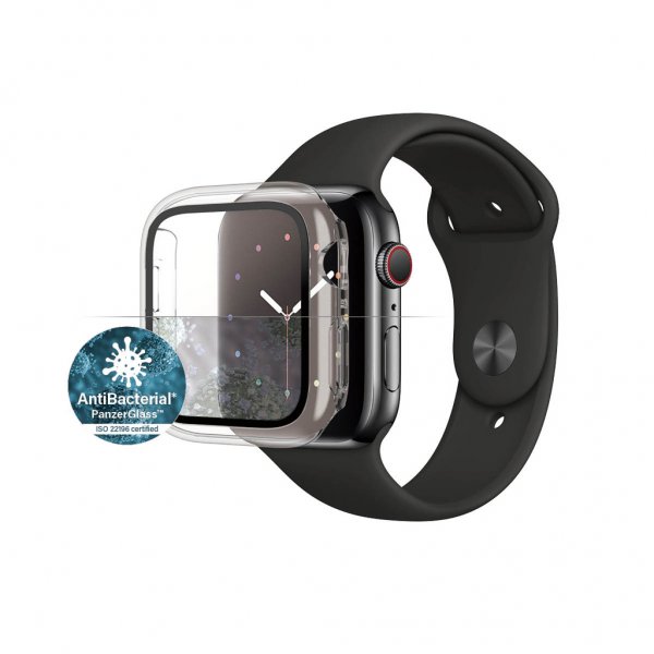 PanzerGlass Apple Watch 44mm (Series 4/5/6/SE) Skal med Skärmskydd Full Body Protection Klar