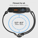 Spigen Apple Watch 45mm Armband och Skal Lite Fit Pro Matte Black