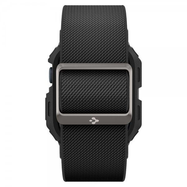 Spigen Apple Watch 45mm Armband och Skal Lite Fit Pro Matte Black