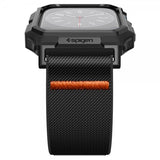 Spigen Apple Watch 45mm Armband och Skal Lite Fit Pro Matte Black