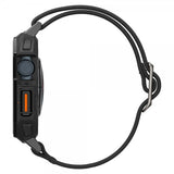 Spigen Apple Watch 45mm Armband och Skal Lite Fit Pro Matte Black