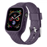 Apple Watch 45mm Armband Vävtextur Lila