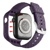 Apple Watch 45mm Armband Vävtextur Lila