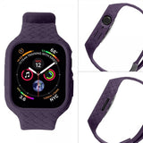 Apple Watch 45mm Armband Vävtextur Lila