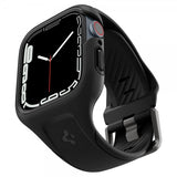 Spigen Apple Watch 45mm Skal med Armband Liquid Air Pro Svart