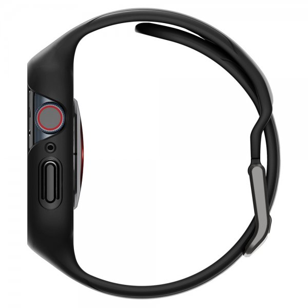 Spigen Apple Watch 45mm Skal med Armband Liquid Air Pro Svart