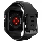 Spigen Apple Watch 45mm Skal med Armband Liquid Air Pro Svart