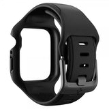 Spigen Apple Watch 45mm Skal med Armband Liquid Air Pro Svart