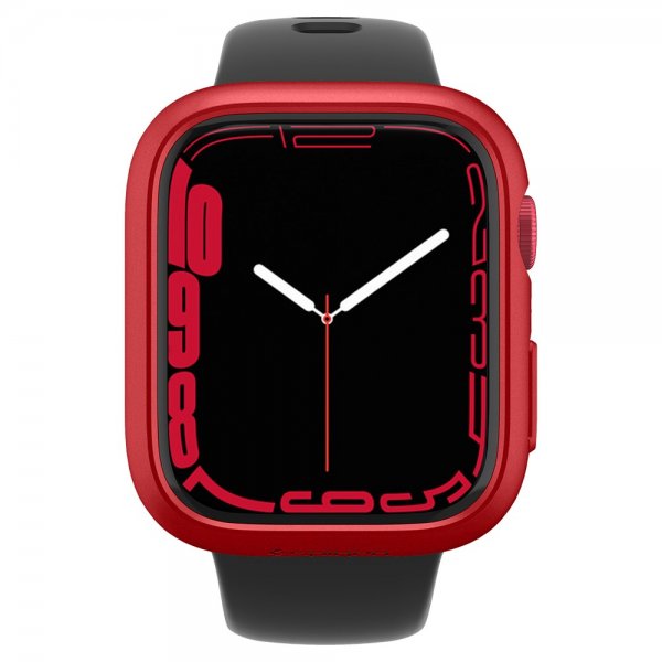 Spigen Apple Watch 45mm Skal Thin Fit Metallic Red