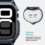 Spigen Apple Watch 46mm (Series 10/11) Armband och Skal Lite Fit Pro Navy Blue