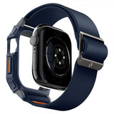 Spigen Apple Watch 46mm (Series 10/11) Armband och Skal Lite Fit Pro Navy Blue
