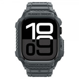 Spigen Apple Watch 46mm (Series 10/11) Armband Rugged Armor Pro 2 Dark Gray