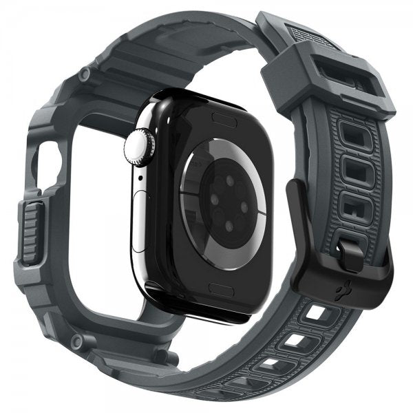 Spigen Apple Watch 46mm (Series 10/11) Armband Rugged Armor Pro 2 Dark Gray