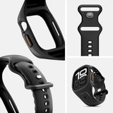 Spigen Apple Watch 46mm (Series 10/11) Skal med Armband Liquid Air Pro Matte Black