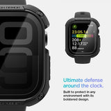 Spigen Apple Watch 46mm (Series 10/11) Skal med Skärmskydd Tough Armor Svart