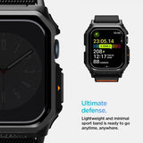 Spigen Apple Watch 46mm (Series 10/11) Armband och Skal Lite Fit Pro Matte Black
