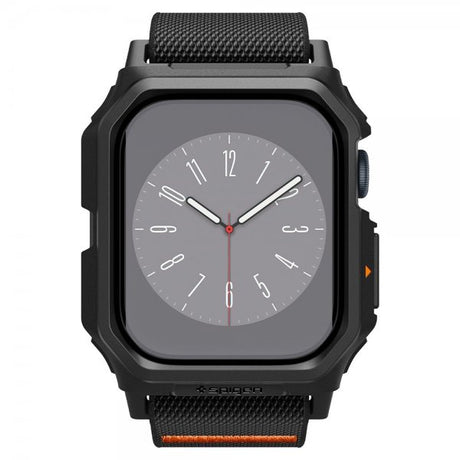 Spigen Apple Watch 46mm (Series 10/11) Armband och Skal Lite Fit Pro Matte Black
