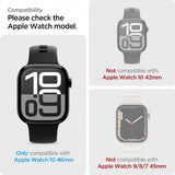 Spigen Apple Watch 46mm (Series 10/11) Skärmskydd EliteShield EZ Fit 2-pack