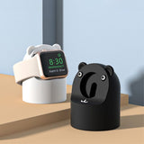 Apple Watch Hållare till Laddare Björn Lila