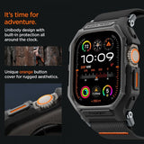 Spigen Apple Watch Ultra 49mm Armband och Skal Lite Fit Pro Matte Black