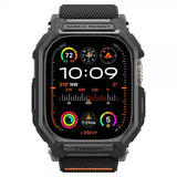 Spigen Apple Watch Ultra 49mm Armband och Skal Lite Fit Pro Matte Black