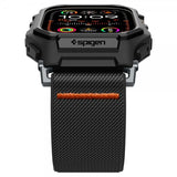 Spigen Apple Watch Ultra 49mm Armband och Skal Lite Fit Pro Matte Black