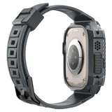 Spigen Apple Watch Ultra 49mm Armband och Skal Rugged Armor Pro Dark Gray
