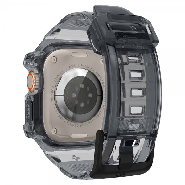 Spigen Apple Watch Ultra 49mm Armband och Skal Rugged Armor Pro Space Crystal