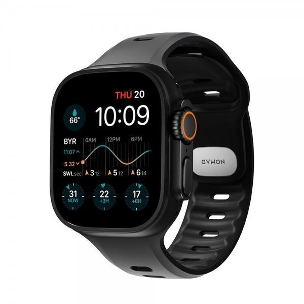Nomad Apple Watch Ultra 49mm Armband Tempo Band Svart