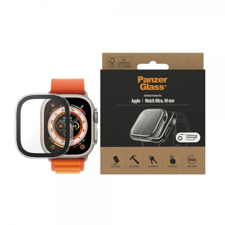 PanzerGlass Apple Watch Ultra 49mm Skal med Skärmskydd Full Body Protector Transparent