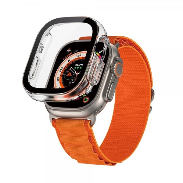 PanzerGlass Apple Watch Ultra 49mm Skal med Skärmskydd Full Body Protector D3O Transparent