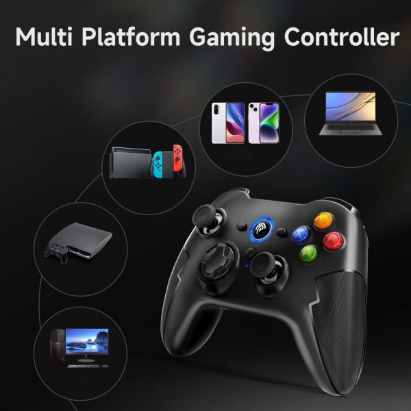 EasySMX Arion 9013 Pro Trådlös Spelkontroll PC/Switch/Phone Svart