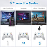 EasySMX Arion 9013 Pro Trådlös Spelkontroll PC/Switch/Phone Vit