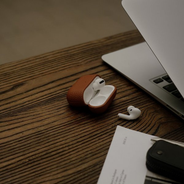 KeyBudz AirPods Pro 2 Skal Artisan Series Brun