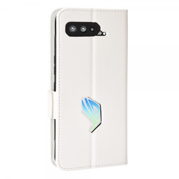 Asus ROG Phone 5 Fodral Litchi Vit