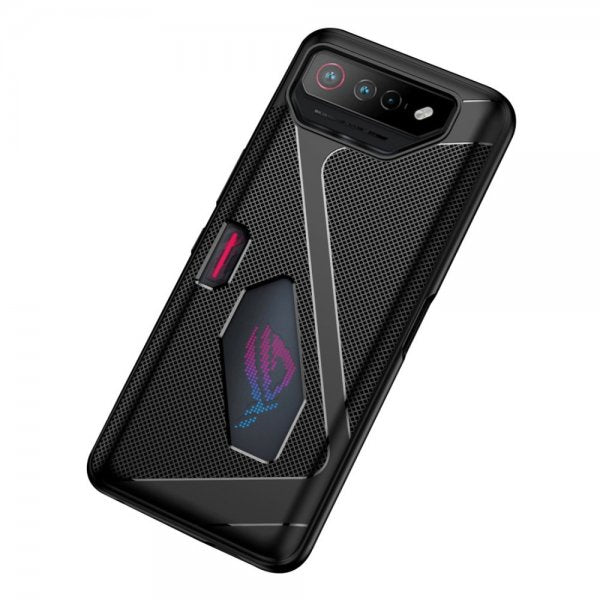 Asus ROG Phone 7 Skal med Textur Svart