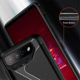 Asus ROG Phone 7 Skal med Textur Svart