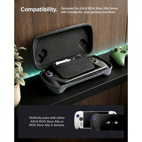 Spigen ASUS ROG Xbox Ally X Fodral Klasden Pouch Charcoal Gray